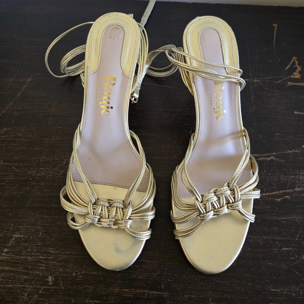 Golden sandals